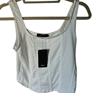 21 Saints Corset Crop Women's Top-Size Large NWT